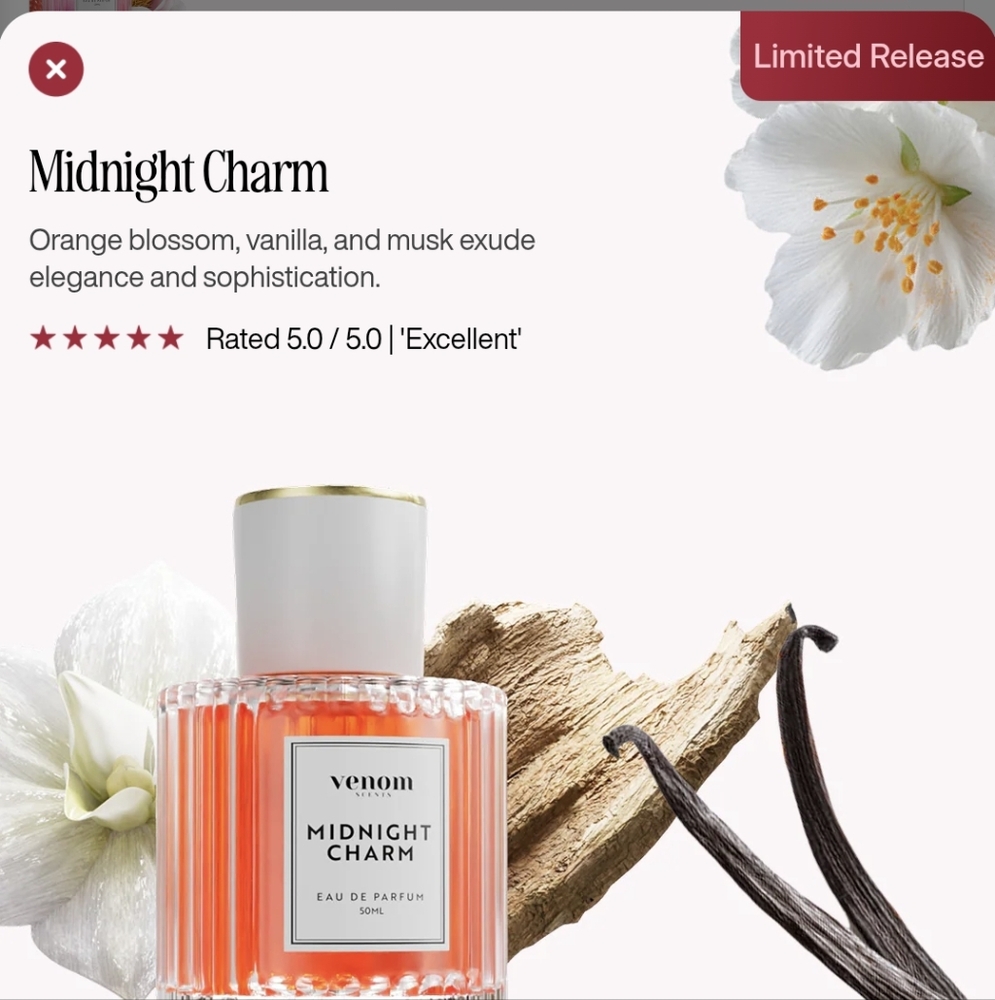 Midnight Charm Eau de Parfum - Silver and Orange - Picture 6 of 6